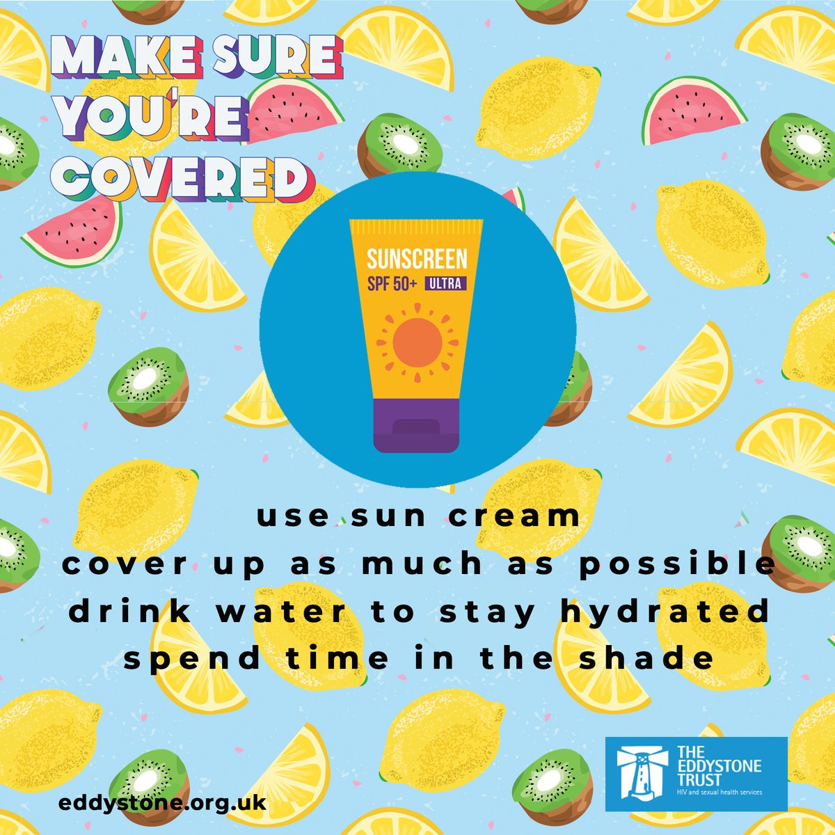 EddystoneTrust's tweet image. Going out this weekend?  Make Sure You're Covered if you're going out this weekend and follow these handy tips to stay safe #Torbay #Covid19UK #sex #CovidIsNotOver #ukheatwave  #Torquay #Paignton #Brixham #Devon