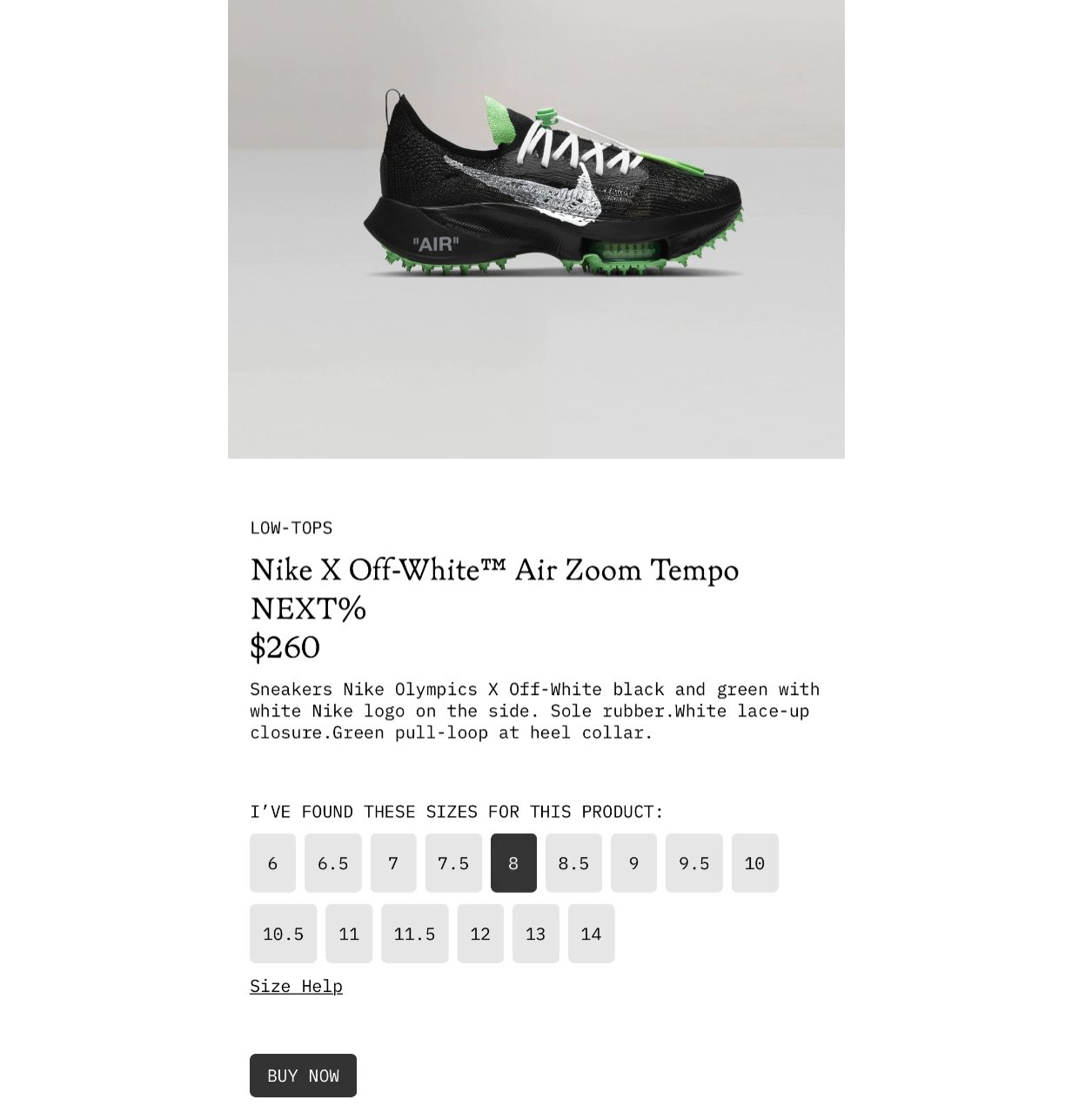 Pull off white x nike discount