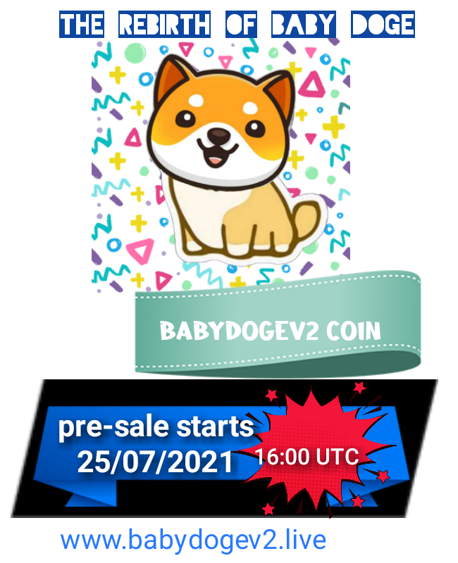 babydogev2's tweet photo. All those who want to participate in the #presale must fill and submit the #whitelist

Link to whitelist: https://t.co/8EhXnI5kIc

The first 100 to fill and submit the whitelist will be automatically qualified for #presale.

Continues in the comment section: https://t.co/CEaTZ5xjPV
