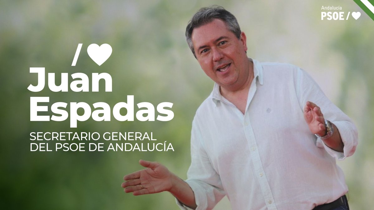 psoedeandalucia's tweet photo. 🌹 ᴊᴜᴀɴ ᴇsᴘᴀᴅᴀs, sᴇᴄʀᴇᴛᴀʀɪᴏ ɢᴇɴᴇʀᴀʟ ᴅᴇʟ ᴘsᴏᴇ ᴅᴇ ᴀɴᴅᴀʟᴜᴄɪ́ᴀ 

❤️ ᴇʟ ᴘsᴏᴇ ᴅᴇ ᴀɴᴅᴀʟᴜᴄɪ́ᴀ ᴅᴇ sɪᴇᴍᴘʀᴇ, ᴍᴀ́s ғᴜᴇʀᴛᴇ ǫᴜᴇ ɴᴜɴᴄᴀ https://t.co/8CTvfsy2Ul