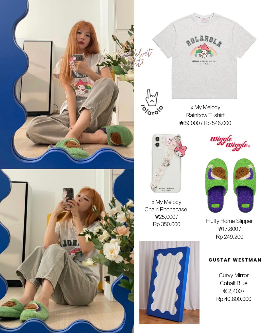 RED VELVET SeulGi][SNSfashion] ROLAROLA X MY MELODY Chain