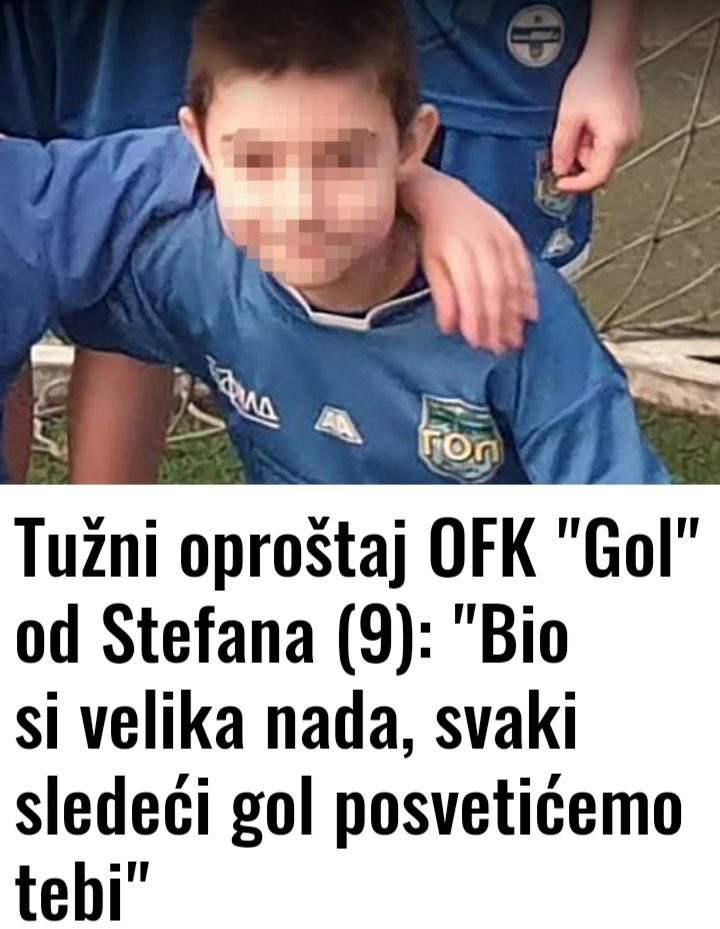 Dragi ljudi, idite danas u ulicu Marijane Gregoran na Karaburmi i potpišite peticiju da se ubica devetogodišnjeg Stefana privede pravdi. Stefan je juče podlegao povredama nakon što je pregažen na pešačkom prelazu, a vozač je pobegao. Počivaj u miru 🙏🏻