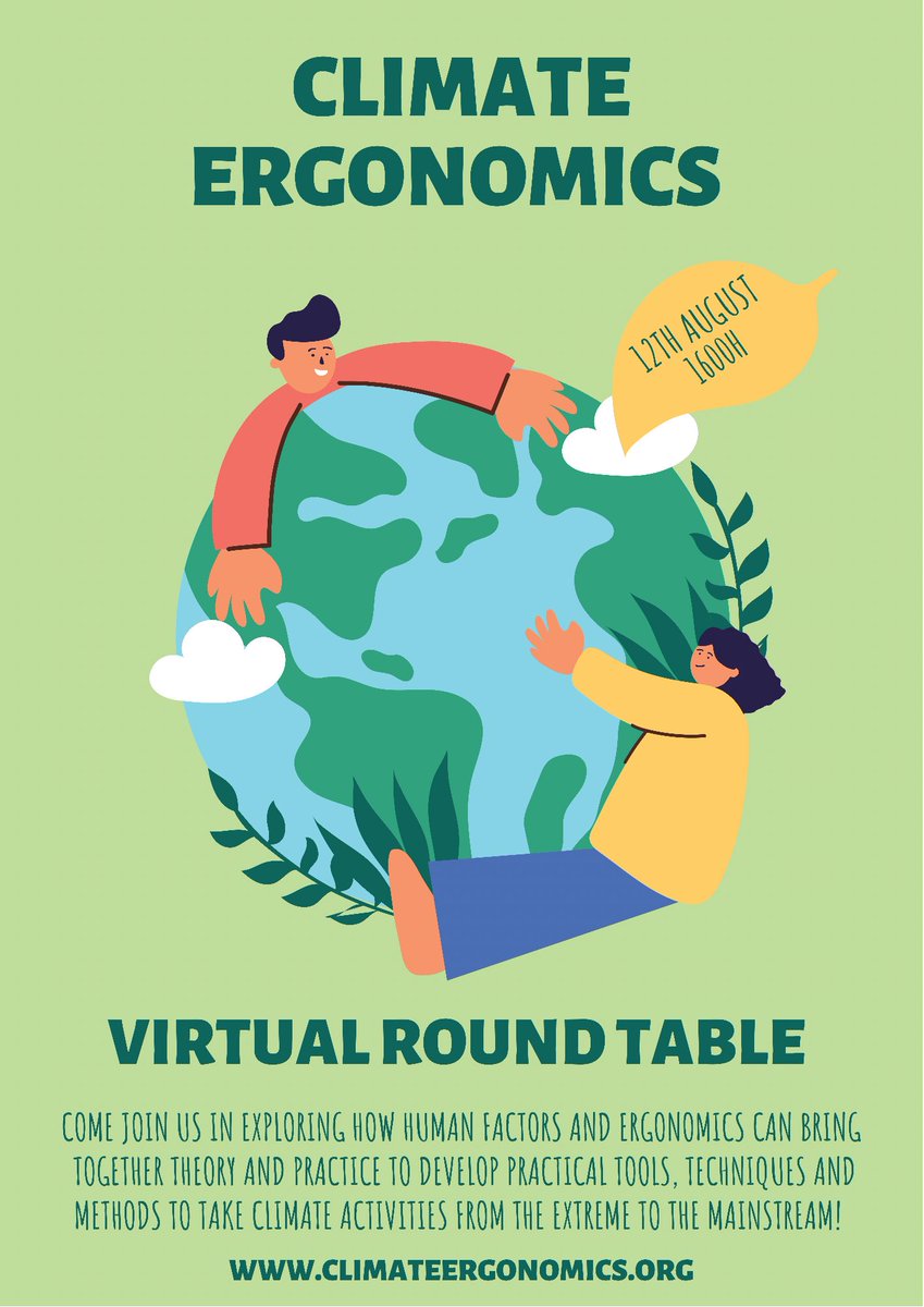 Baz_k's tweet photo. Calling all #HumanFactors Practitioners and allied disciplines who want to help save the world… 

https://t.co/UoVPKkMRqX

#ClimateErgonomics @ClimateErgs https://t.co/oXPHA4d5au