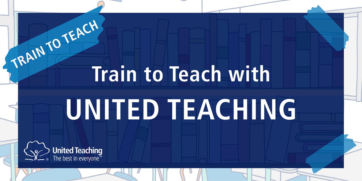Thinking of applying for teacher training? Register your interest with <a href="/United_Teaching/">United Teaching National SCITT</a> to be the first to know when applications reopen 👉 ow.ly/ygap50FzFZf
We’ll also send application hints and tips over the summer to help you submit a brilliant application!
#TrainToTeach
