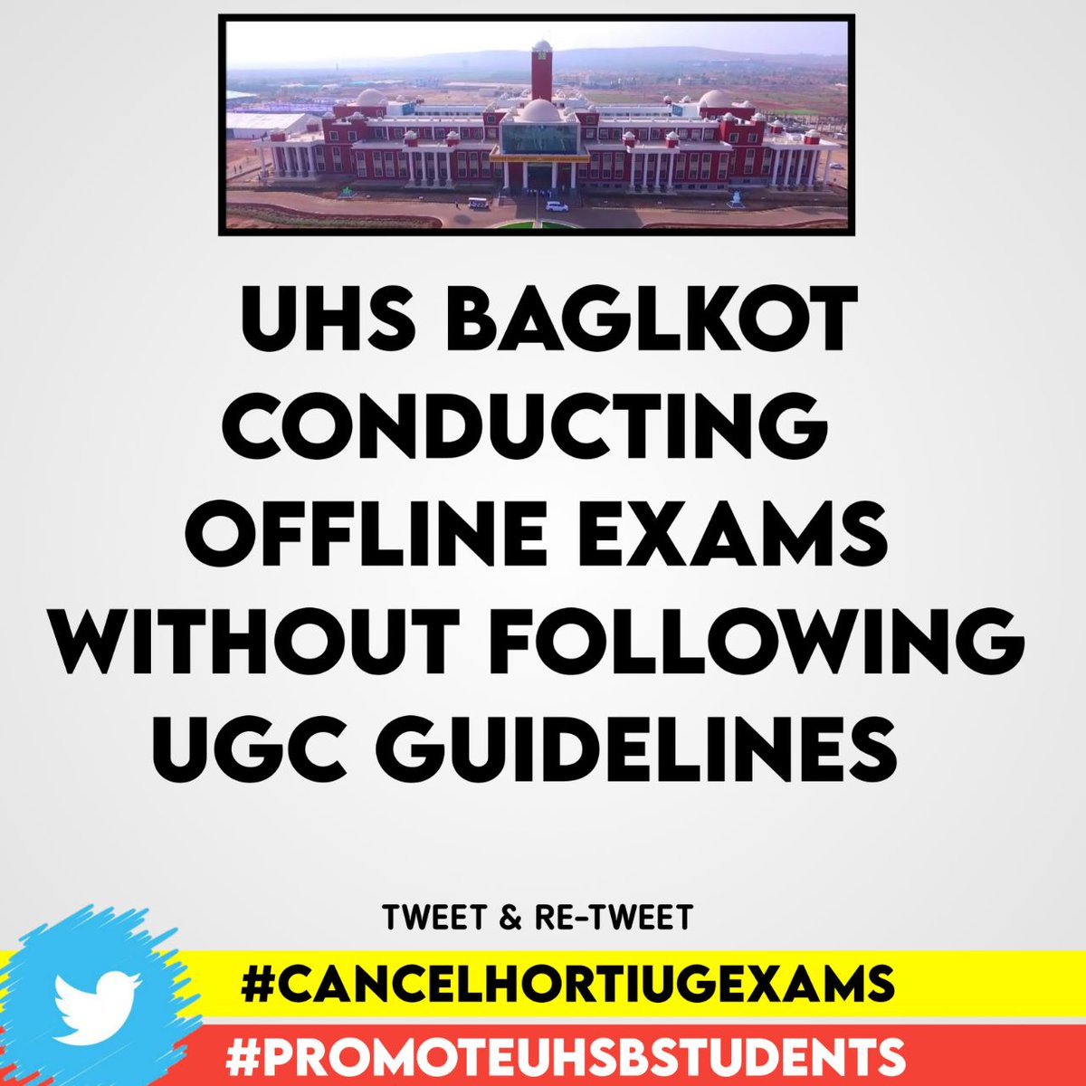 SherikarHarshit's tweet photo. #cancelhortiugexams 
#promoteuhsbstudents
@drashwathcn @BSYBJP @RShankar_RNR @UHSBagalkot @ugc_india @icarindia @bcpatilkourava @NSUIKarnataka @ABVPKarnataka @Karnataka_DIPR @nimmasuresh @nstomar @AgriGoI @PMOIndia @CMofKarnataka @GovindKarjol 
@anvith_kateel @KarnatakaAidso https://t.co/qO1GTJAoqT