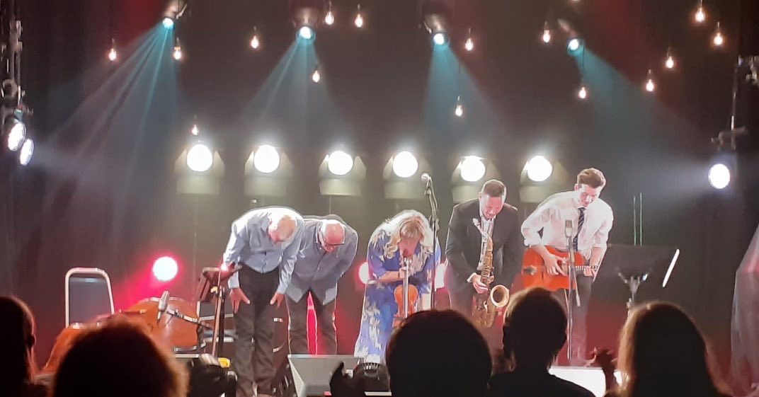 Thanks to everyone who came out or tuned in to our <a href="/roseroomuk/">roseroomuk</a> concert last night at <a href="/EdinburghJazz/">EdinburghJazzFest</a> ! We had a ball! Thanks to Konrad Wiszniewski for joining us, too! 🎷 What a brilliant way to kick off our first gig with live audience!