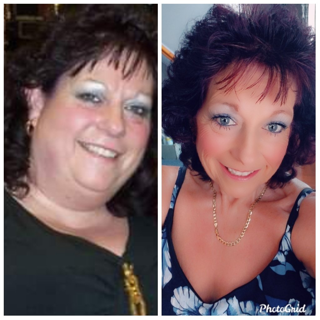 disco_diva59's tweet photo. #facetofacefriday my 5yrs old granddaughter never knew me at my biggest ,she looked at this comparison and said nanna you were a big round ,now your straight ,I will take that ❤11st.7lb gone @SlimmingWorld #outthemouthsofbabes #swtastethefreedom #slimforlife #swhonesty https://t.co/Xz93I2IKbH