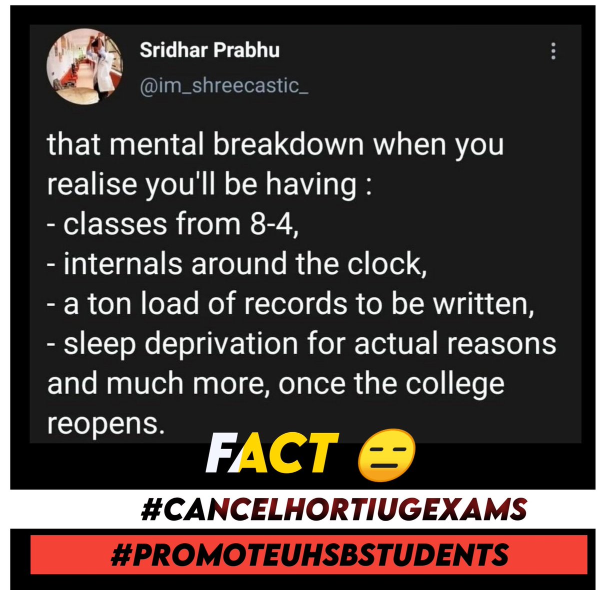 Ashuuuuu15's tweet photo. #cancelhortiugexams
Offline exams to judge what we learnt through online classes..!!!
What logic😬😖
#promoteuhsbstudents 
#cancelhortiugexams @hortitrolls @drashwathcn @CMofKarnataka 
@RShankar_RNR @AshwiniMS_TNIE https://t.co/PV6U4KNbgw