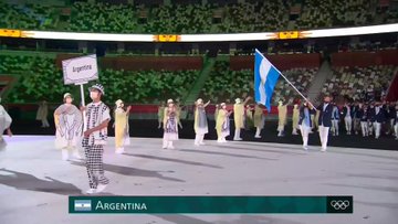 canaldeportv's tweet photo. 🎌 ¡LA DELEGACIÓN ARGENTINA DESFILA EN TOKIO! 🇦🇷

#Tokyo2020 | #TOKIOenDEPORTV https://t.co/HonpkzeyBA