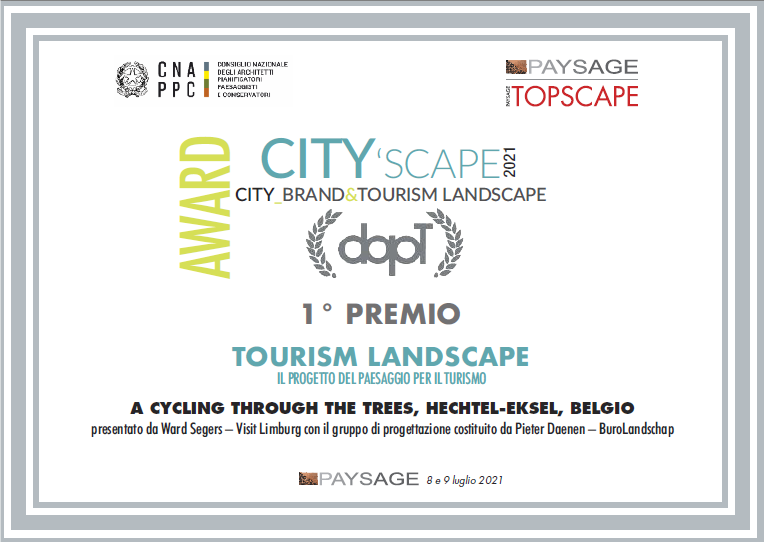 IPhiltjens's tweet photo. 🌳🚲 'Fietsen door de Bomen' veroverde op het City' Scape: City_Brand&Tourism Landscape symposium in #Milaan de harten van (landschaps)architecten!
Blij en vereerd met deze appreciatie in het toonaangevende designland! 🙏
@cnappc #Paysage #Topscape
https://t.co/qZsLAcXWks https://t.co/IaCropiYmo