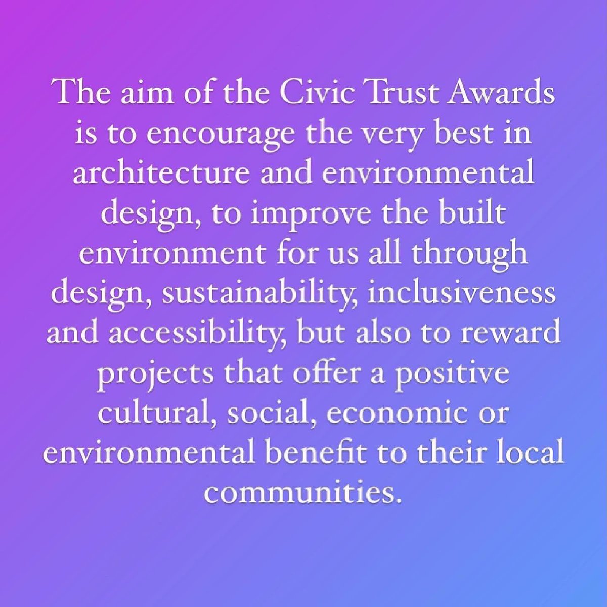 CTAConservation's tweet image. 1 WEEK TO GO 2022 Civic Trust Awards Application Round CLOSES FRI 30th JULY civictrustawards.org.uk/apply Application guide civictrustawards.org.uk/uploads/CTA_AP… #architecture #Sustainability #Accessibility #CommunityEngagement #Conservation #Restoration #universaldesign 
#reuse #adaptation #cta22