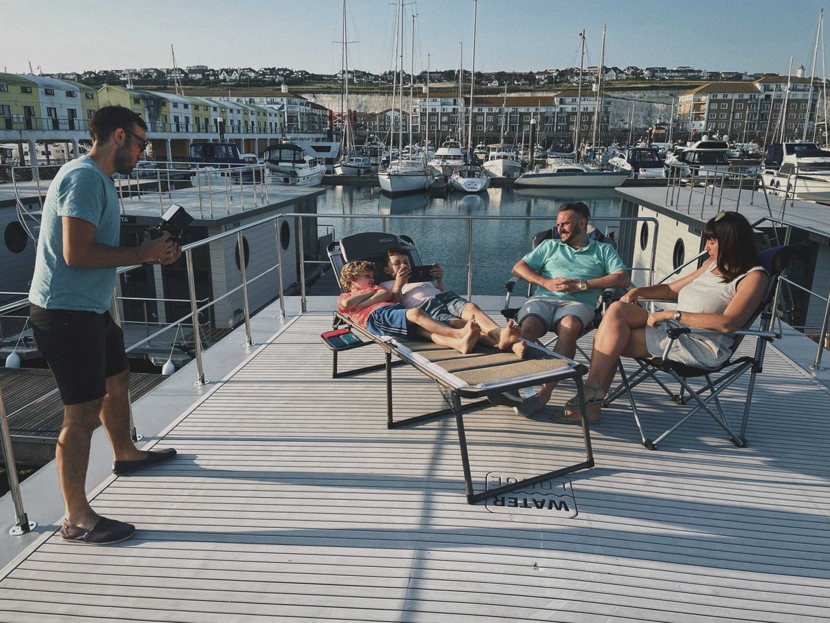 BlueprintFilm's tweet image. Making the most of the sunshine yesterday on yet another shoot – this time in Brighton! 

Here&apos;s our head of production, Chris Searson @csearson, working hard to get the perfect shot. 🎥

#videoproductioncompany #shootbts #filmmaking