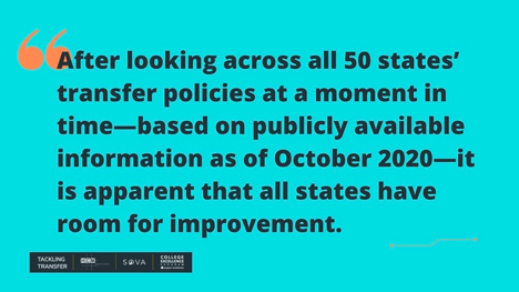 LaraKCouturier's tweet photo. Transfer student outcomes are unacceptable. States must assess the quality of statewide higher education #Transfer policies and their impact on students. Learn more at #TransferTypology: https://t.co/pgmNiE1Xfk #TacklingTransfer @HCMStrat’s @DanielleZragoza https://t.co/1dQk2yGOIQ