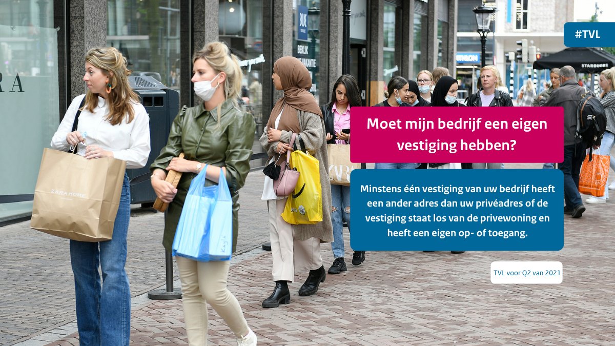 Vandaag beantwoorden we een veel gestelde vraag over Tegemoetkoming Vaste Lasten:
"Moet mijn bedrijf een eigen vestiging hebben?"

💡 Bekijk meer #TVL-tips op de website: bit.ly/3ztuTSM