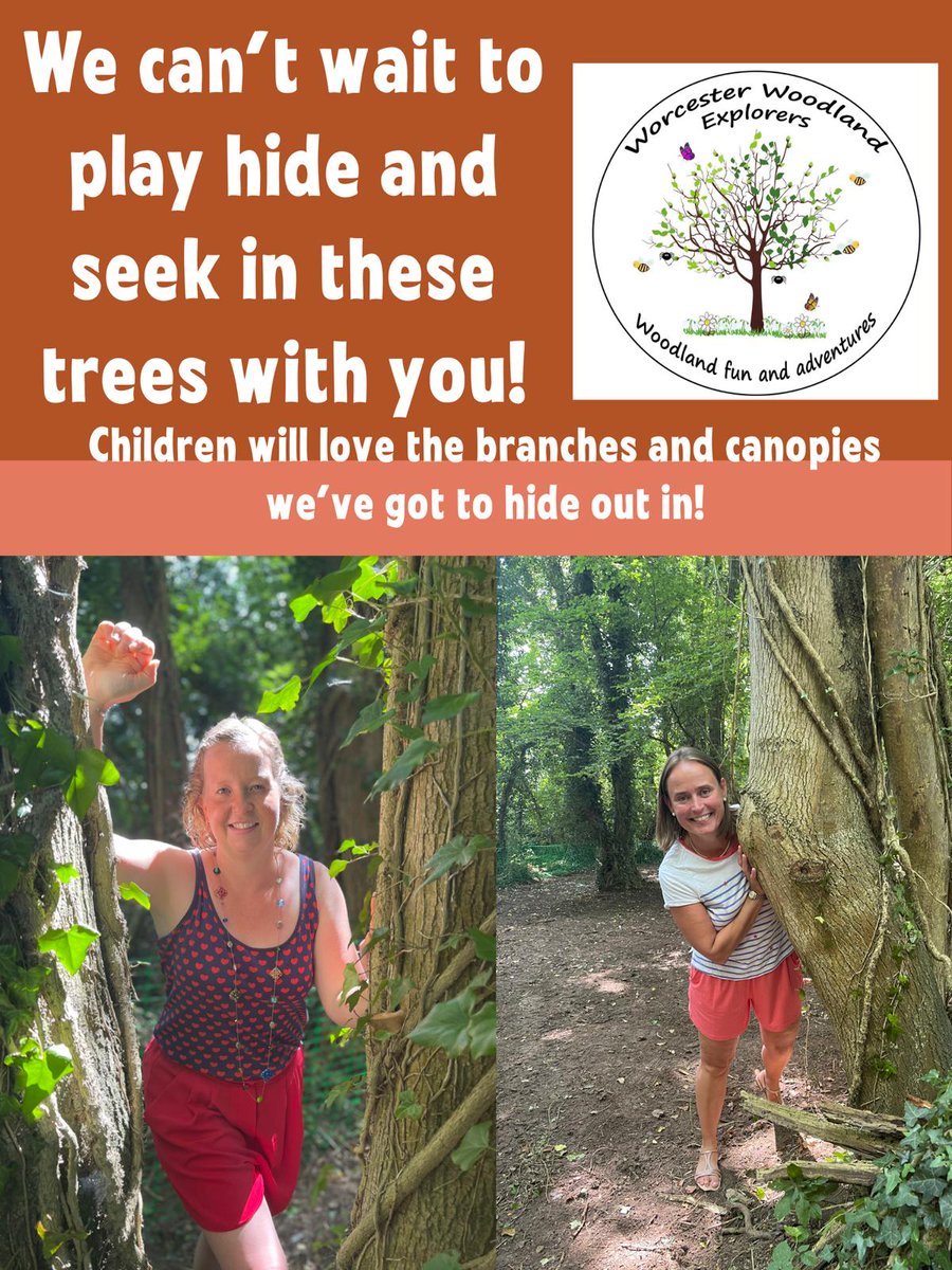 Come and join us at Worcester Woodland Explorers! Den building, camp fires, wood cookies to decorate, messy play, bug hunts....What more could you want? 🐞🐛🐌 Come and visit us on our open family days 31st Aug-2nd September.. 
app.acuityscheduling.com/schedule.php?o…