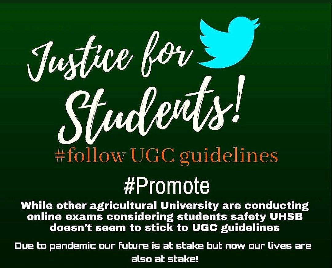 sahana_s_10's tweet photo. #cancelhortiugexams 
#promoteuhsbstudents https://t.co/pThXVKCLKS
