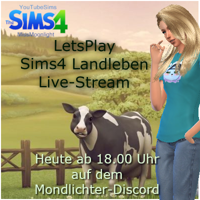 OMissMoonlightO's tweet image. Doppelstream auf dem Mondlicht-Discord 😱heute ab 18.00 Uhr.
Wir schauen uns zusammen die neuen Inhalte an und starten ein LetsPlay Landleben "Meine Welt" von mir und  "Challenges" von @XvSaskia 
Sei dabei und diskutiere live mit uns das neue Sims4 Pack 😊
discord.gg/FkJjZyE