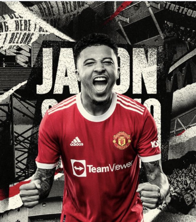 Welcome to ⁦<a href="/ManUtd/">Manchester United</a>⁩ no pressure but please bring the ⁦<a href="/premierleague/">Premier League</a>⁩ back to old Trafford ⁦<a href="/Sanchooo10/">Jadon Sancho</a>⁩ 🙏🙏🙏👏👏👏👏🏹🏹🏹