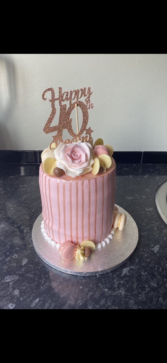 This cake is too pretty to cut!