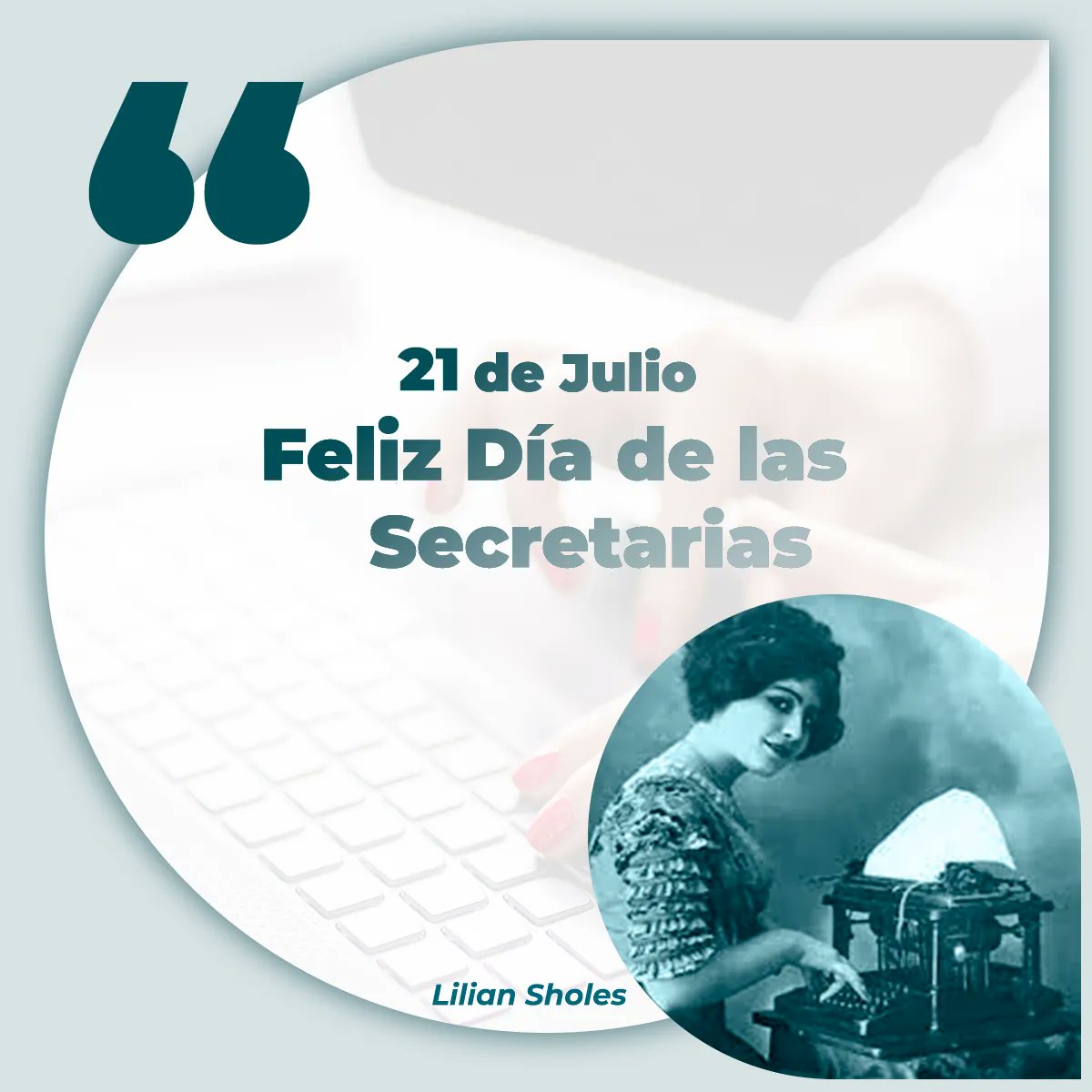 ¿Sabías qué? Lilian Sholes es considerada la primera secretaria.

Su padre, Christopher Latham Sholes, fue el inventor de la primera máquina de escribir.

¡Felicidades a todas las secretarias en su día!