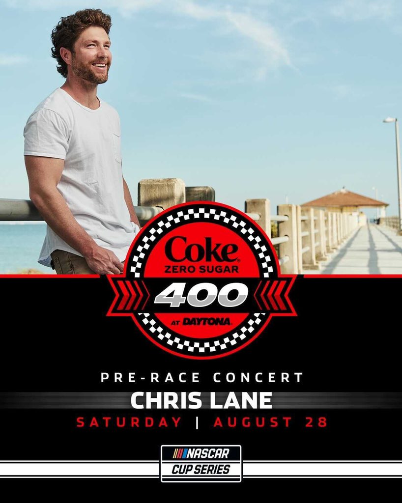 Y’all grab your tickets and come join us August 28th 🏁 #CokeZeroSugar400