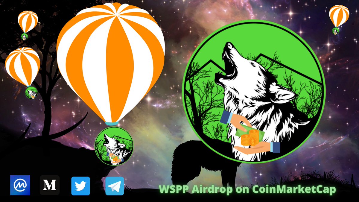 Wolf Safe Poor People (@robowolf8) on Twitter photo $WSPP and
<a href="/CoinMarketCap/">CoinMarketCap</a>
is proud to present the #WSPP Airdrop!
Over $5k worth of WSPP to be acquired!
TLDR: Watch us on CMC, Follow
<a href="/RoboWolf8/">Wolf Safe Poor People</a>
, join t.me/robowolfproject and RETWEET THIS!
CMC Proof link :
coinmarketcap.com/currencies/wol… $WSPP and
<a href="/CoinMarketCap/">CoinMarketCap</a>
is proud to present the #WSPP Airdrop!
Over $5k worth of WSPP to be acquired!
TLDR: Watch us on CMC, Follow
<a href="/RoboWolf8/">Wolf Safe Poor People</a>
, join t.me/robowolfproject and RETWEET THIS!
CMC Proof link :
coinmarketcap.com/currencies/wol…