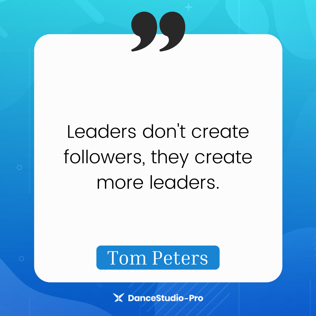 We dedicate this #WisdomWednesday to all small business owners! 💫 

We know studio owners don't just teach their students...they are leaders who create more leaders!

Thanks for all the life skills that you teach your students!🌟 

Tag a studio owner who creates leaders! �
