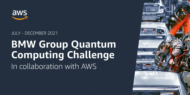 🚨 #Quantumcomputing #startups can compete in the BMW Quantum Computing Challenge for a proof of concept trial with #BMW for industrial use cases. 

Run in collaboration with AWS, entrants can use #AmazonBraket to develop &amp; test their solutions.  👉 go.aws/2UzN3TP