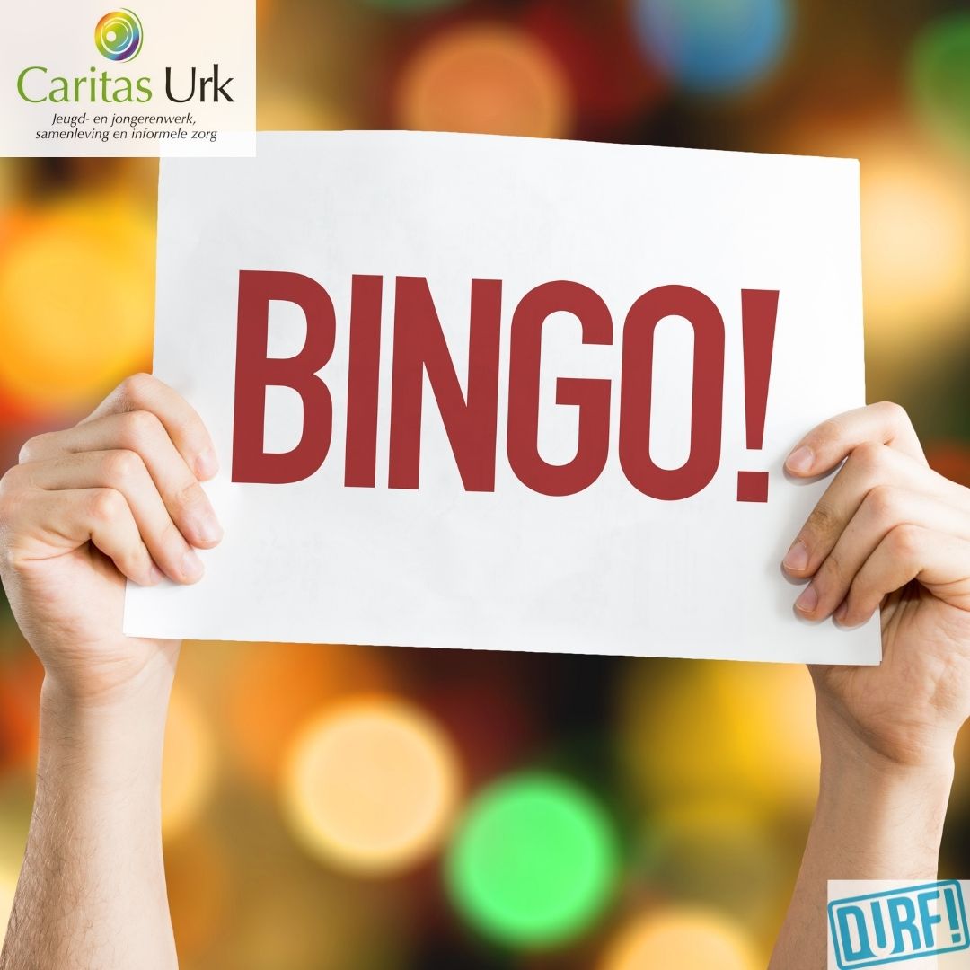 Morgenochtend (donderdag) wordt er om 10.00 uur een BINGO georganiseerd in het Wilhelminapark. Het hele gezin mag meedoen. De verkoop van de bingokaartjes start om 09.40 uur bij de inschrijftafel. 2 euro voor 5 rondes. Zorg dat je op tijd bent! #Durf #Bingo