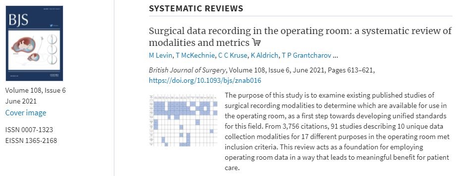 VanderbiltENT's tweet photo. *A foundation for employing operating room data in a way that leads to meaningful benefit for patient care, in @BJSurgery: https://t.co/RbAdJupMzB @langermology @TGrantcharovMD #MedTwitter #SurgicalData https://t.co/NHx3H2lmpz