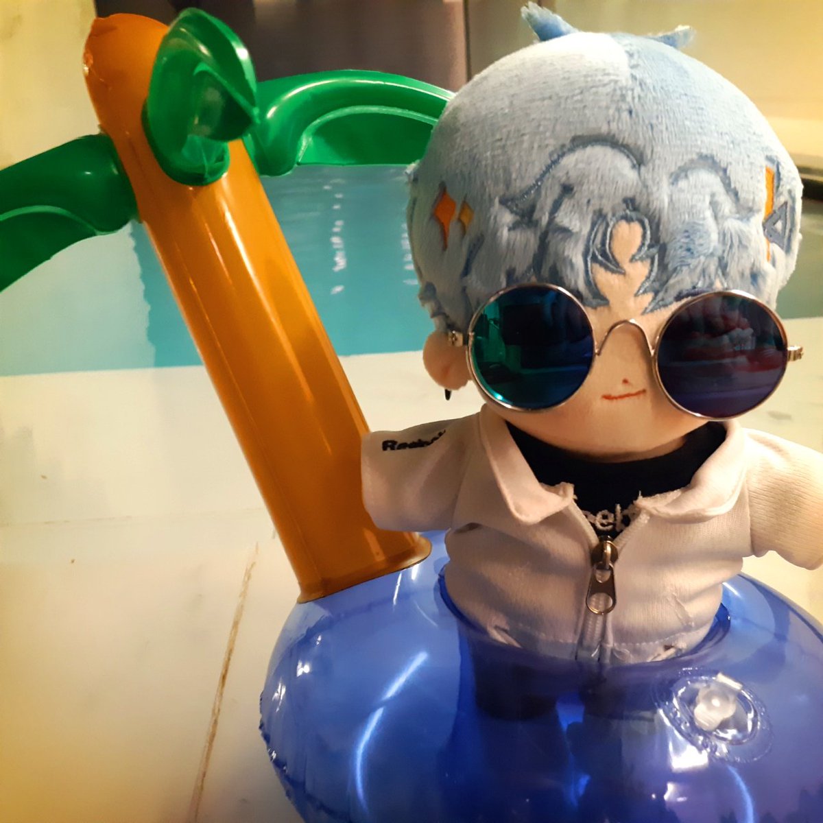 " I am a doll who can
enjoy the coolness. "