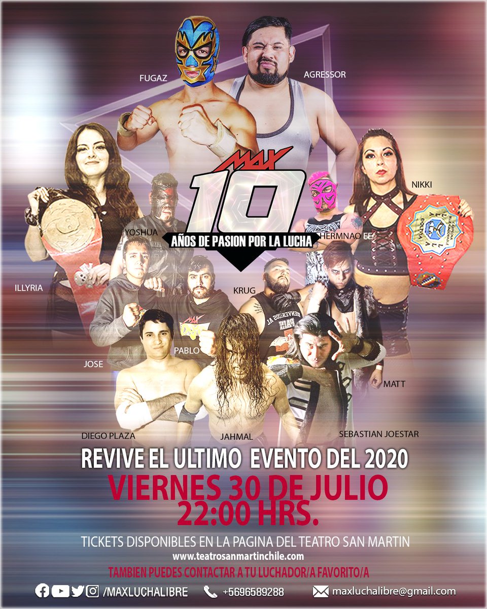 Avanzar, retroceder, volver a avanzar y así sucesivamente. 
Ha sido un camino difícil y que día a día pone a prueba nuestro espíritu de lucha, pero... Volveremos!!
#MaxDojo #heroesdeldojo #maxluchalibre #プロレス #luchalibre #luchalibrechilena