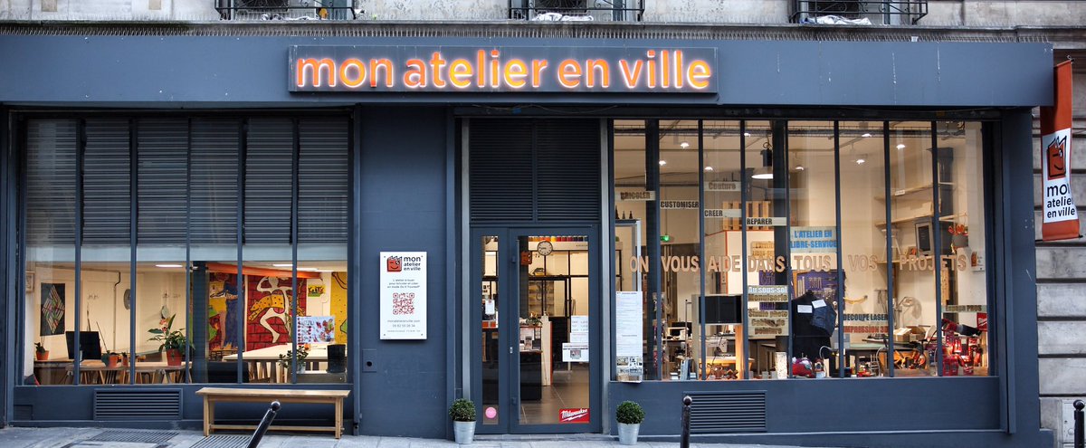 J’ai découvert un lieu assez extraordinaire 🤩 en plein Paris mieux qu’un FabLab un véritable lieu :

- d’innovation
- de création
- d’artisanat
- de formation <a href="/EdtechFrance/">EdTech France 🇫🇷🇪🇺</a> 

Bois/Metal/3D …

👉 <a href="/MonAtelierVille/">Mon Atelier En Ville</a>