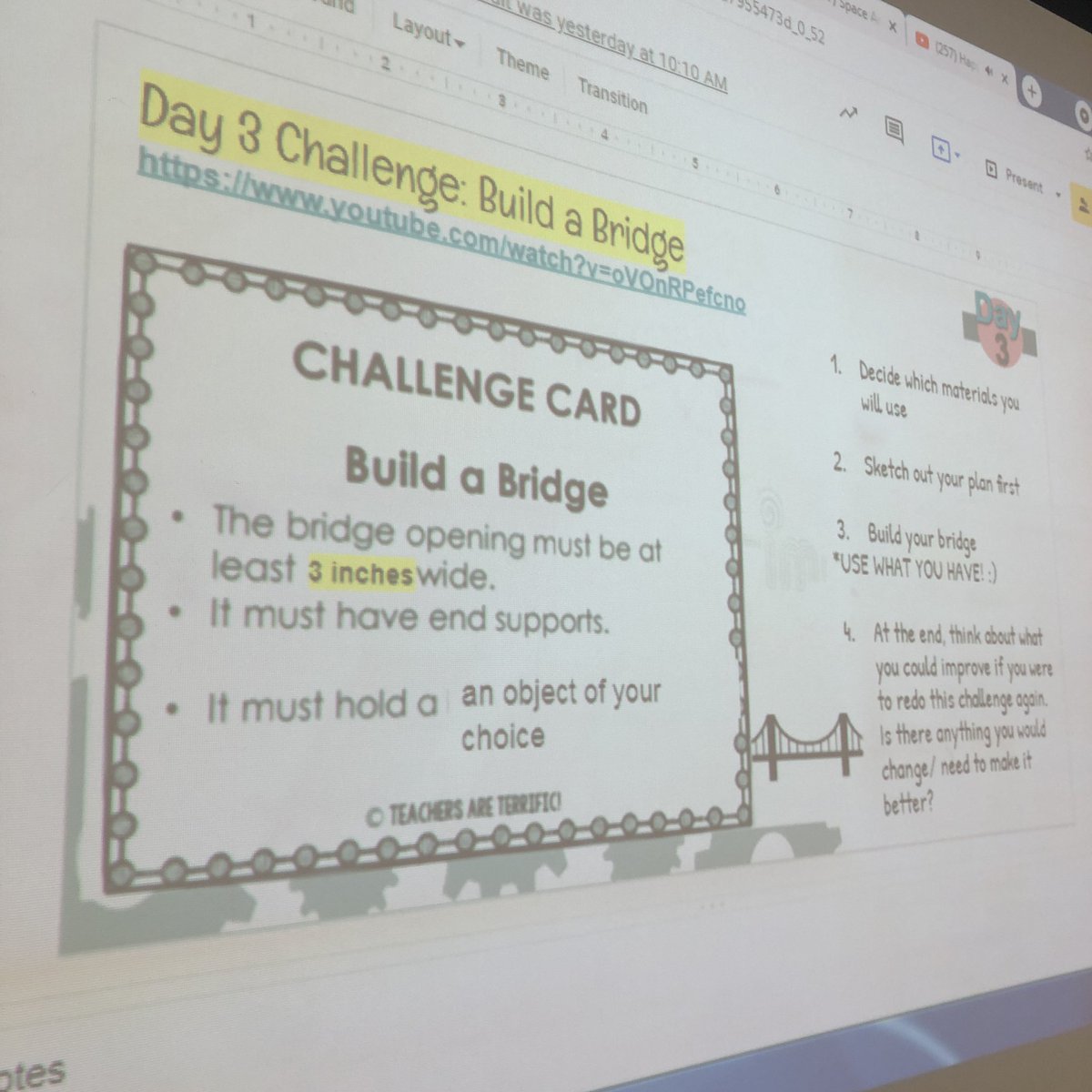 Today we built some bridges! Check these out 🤩 <a href="/HazletProud/">Hazlet Township Public Schools</a> #hazletproud #engineers 🌉