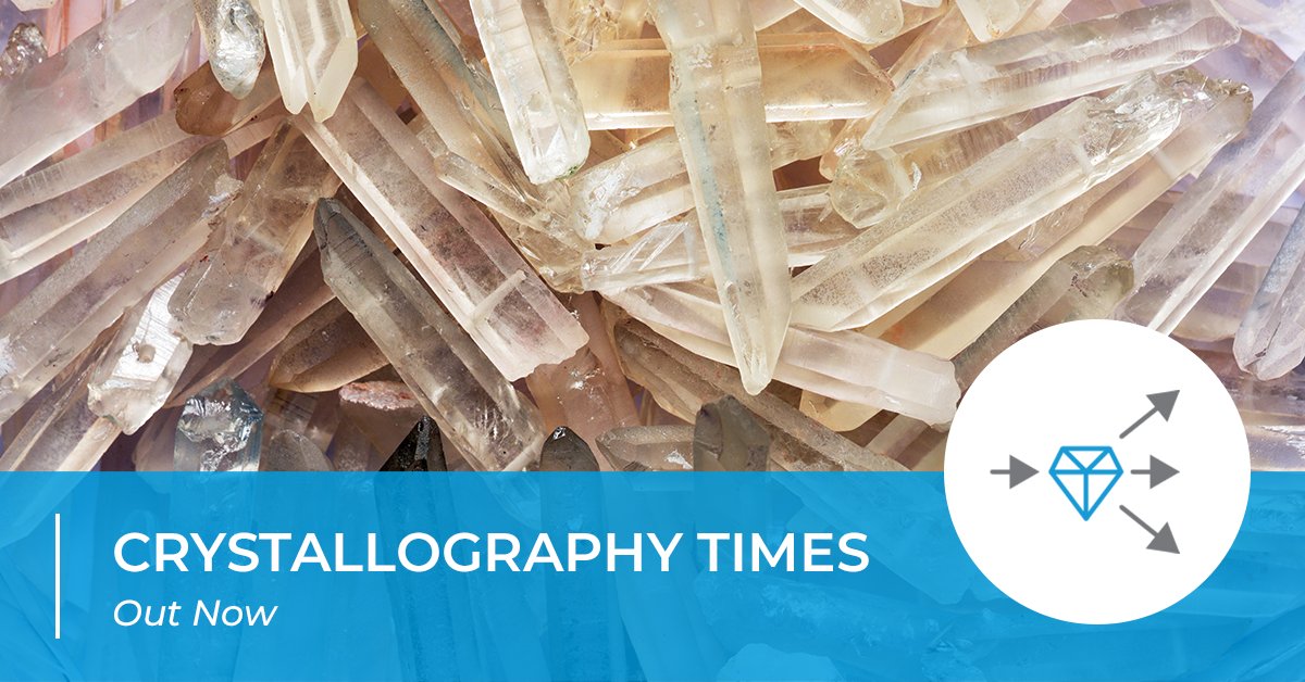 rigaku's tweet image. The July issue of Crystallography Times is out now featuring the winners of two awards for crystallography, upcoming events including #IUCr and more.

ow.ly/HCyc50FAC8t

#crystallography #newsletter #diffraction