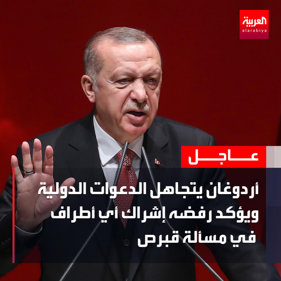 أردوغان يتجاهل الدعوات الدولية ويؤكد رفضه إشراك أي أطراف في مسألة قبرص العربية