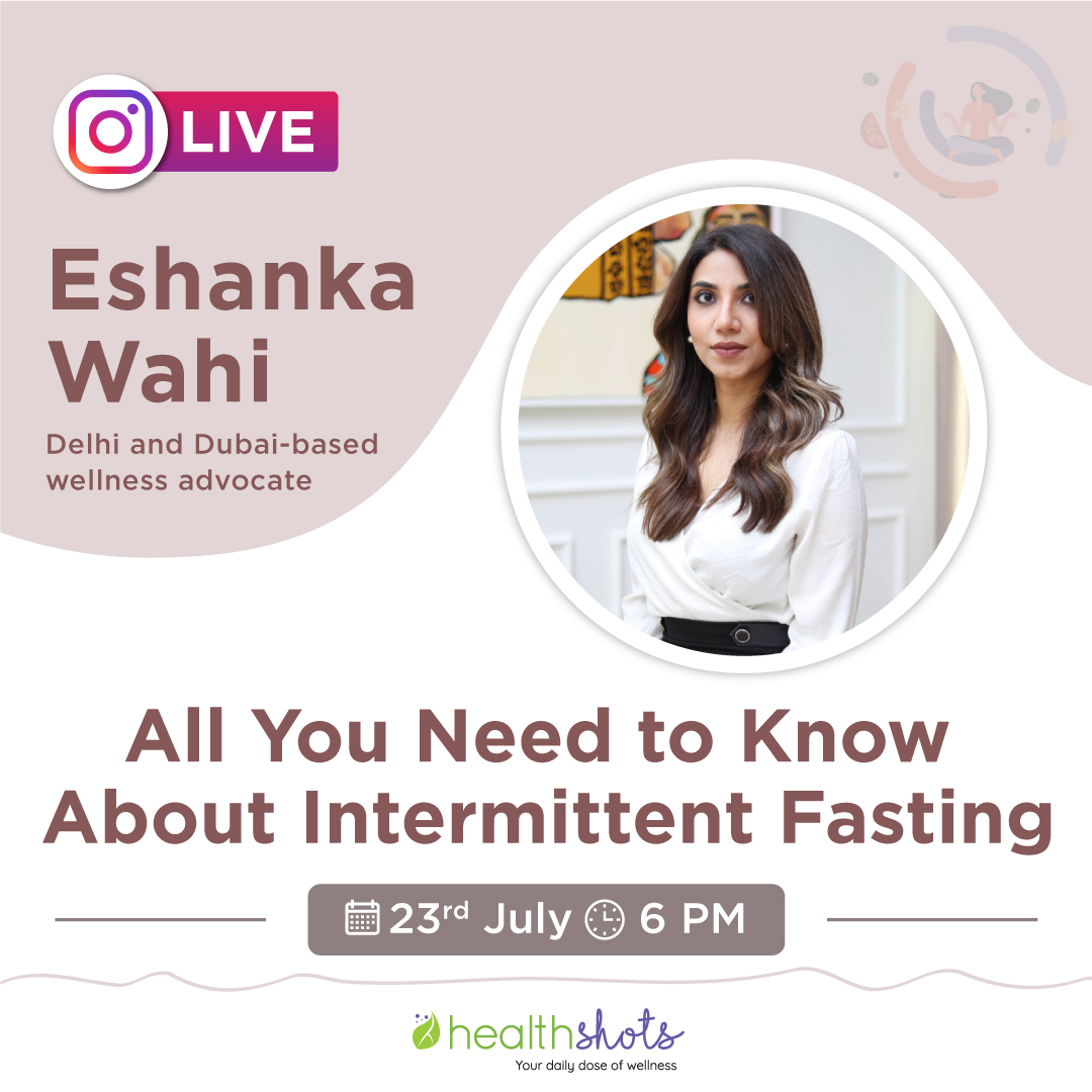 Join us for a live Instagram session on 'All you need to know about Intermittent fasting' with <a href="/EshankaWahi/">Eshanka Wahi</a> on 23rd July at 6PM! 

Join us on Instagram: instagram.com/hthealthshots/