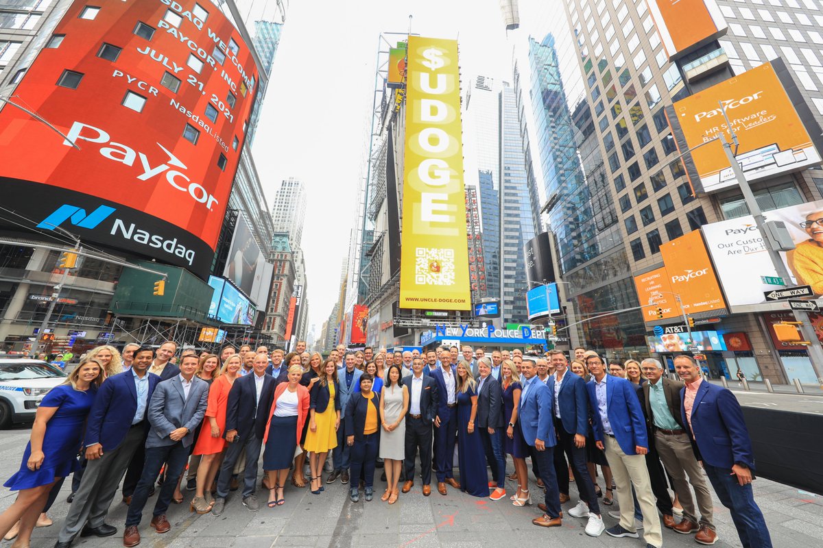 Three cheers for <a href="/PaycorInc/">Paycor</a>! 👏👏👏

The $PYCR team joins us for the <a href="/Nasdaq/">Nasdaq</a> Opening Bell in celebration of their IPO day! Paycor empowers leaders to develop winning teams.