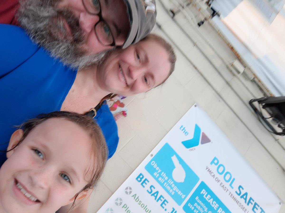 Visited the Y and passed her swim test! #YSummerOutLoud