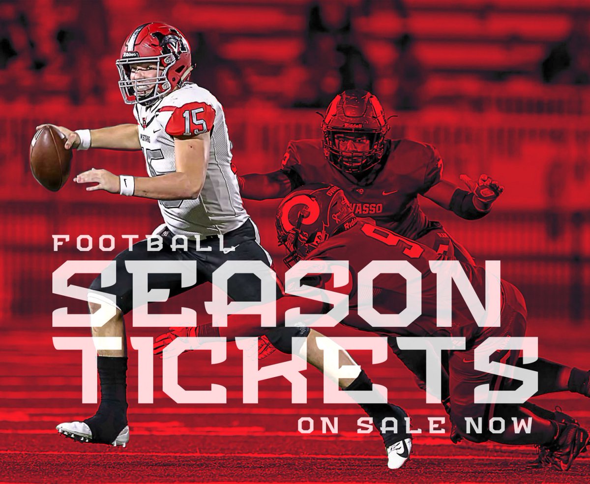 🐴🏈Football Season is here and the Mustang Broncos are ready to see Bronco Stadium packed! Get your Mustang Bronco Football Season Tickets by calling (405) 376-7366.

#GoBroncos #Horsepower

<a href="/MustangSchools/">Mustang Public Schools</a> <a href="/MHS_Broncos/">MHSBroncos</a> <a href="/1BroncoFootball/">Mustang Football</a>