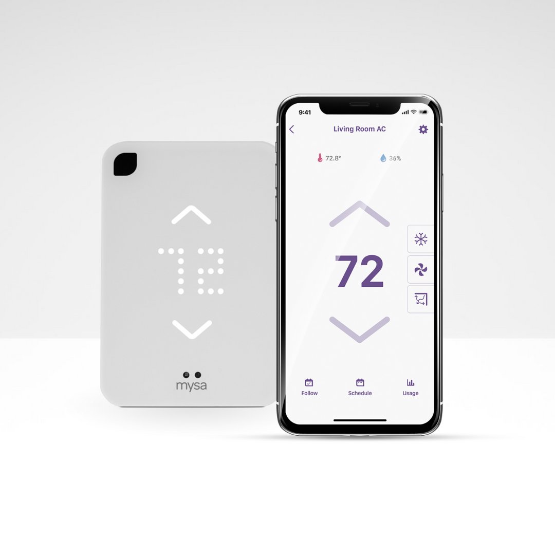 getmysa's tweet photo. It's official - Mysa for AC is now in continuous shipping! It's easier than ever to come home to comfort, control, and energy savings. Time to get smart control for your window, portable, and mini split AC units, all with one easy mobile app.😎 

#smarthome #airconditioner https://t.co/Z8LgWjGksA