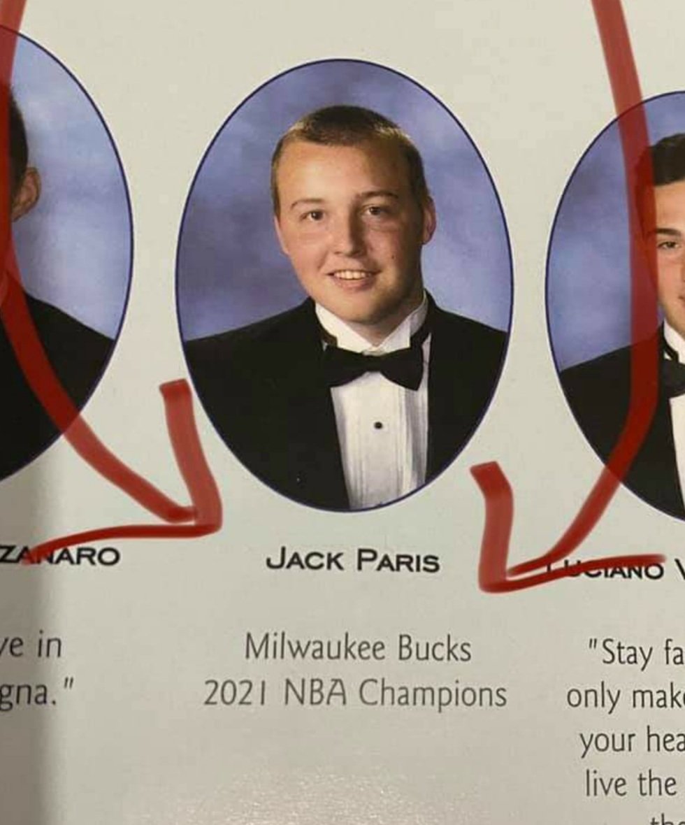 SelenaDutcher74's tweet photo. In 2018, they called @Jparis36 crazy!  In 2021 they now call him a genius! #alwaysafan @espn @NBA @Bucks @barstoolsports @Giannis_An34 @jimmyfallon @ESPNSportsCentr  #bucks #Prediction #averillparkny https://t.co/al5FBV0ASu