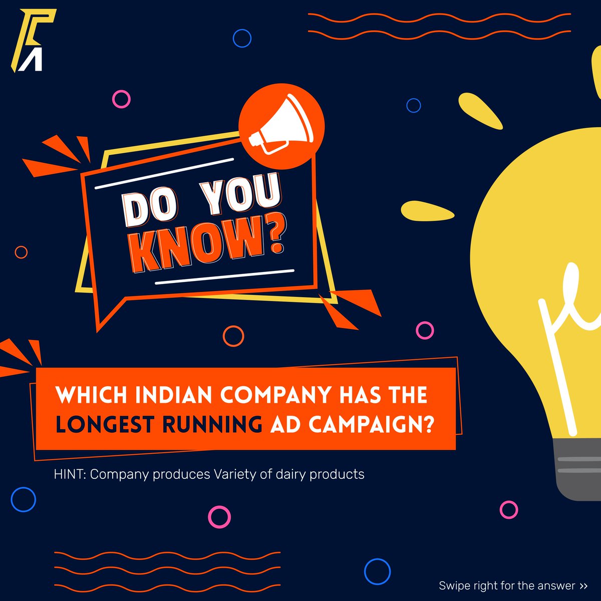 your_FirstAd's tweet photo. #Doyouknow
@Amul_Coop owns the title of longest running ad campaign,
Isn't it Utterly Butterly knowledgeable???
🤔🤔🤔
Comment down your favourite dairy product by Amul...
#yourFirstAd
#revolutionizing_markets
#quiz #amul #test #knownledge #fact #marketing #campaign https://t.co/YUbgK3Ubjv
