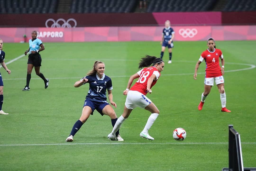 nathalia_priet7's tweet photo. #JuegosOlimpicos |  Chile debutó en la cita Olímpica con derrota de 0-2 ante Gran Bretaña, los goles fueron obra de Ellen White  que anotó en dos oportunidades. https://t.co/3bNhTv5gv3