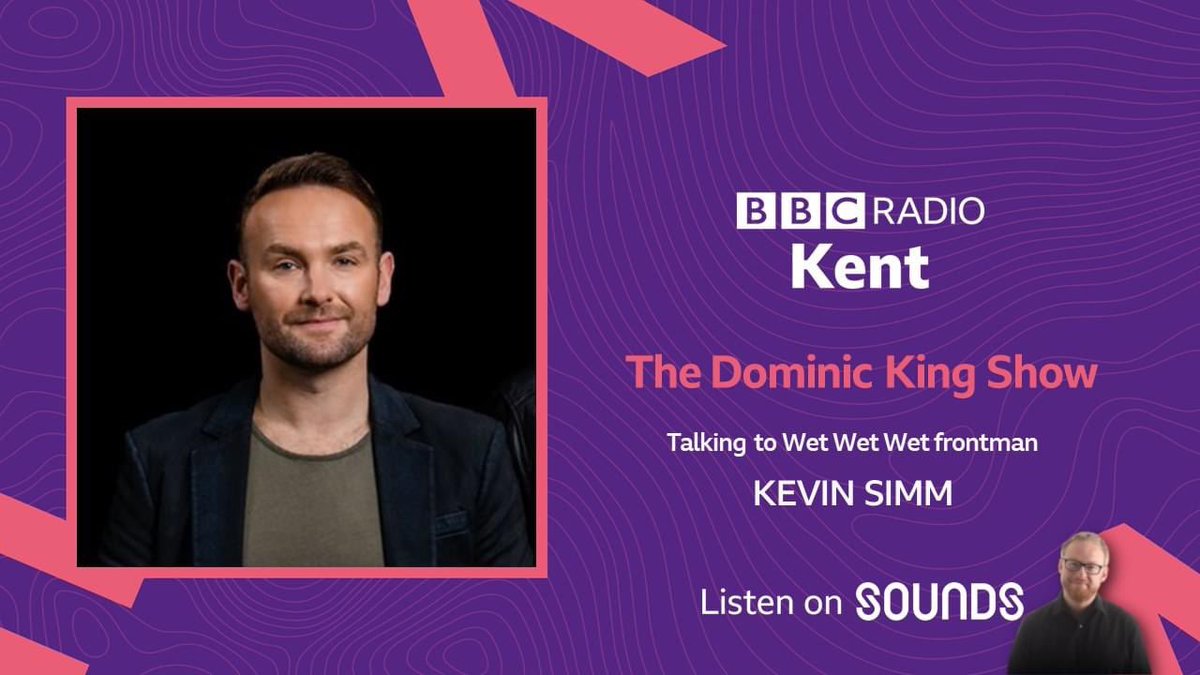 Tonight from 6 <a href="/BBCRadioKent/">BBC Kent</a> 
<a href="/kevinsimm/">Kevin Simm</a> <a href="/wetwetwetuk/">Wet Wet Wet</a> 
📚 TDKS Book Club with blogger @Linden_Kemkaran 
Behind the Scenes <a href="/The_Beaney/">The Beaney</a> 
Arts Funding cuts response from <a href="/UniKent/">University of Kent</a> 
Audio diary <a href="/ClubChem/">Club Chemistry</a> 
Kent Sessions <a href="/iamcaseydale/">Casey Dale</a> featuring <a href="/joshdifford1/">joshdifford</a> 
Comedy <a href="/mrstevenallen/">Steve N Allen</a> #TDKS