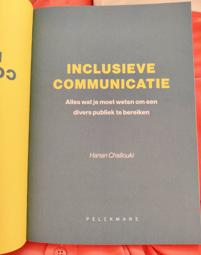 Inclusieve communicatie - @HananChll 

'Alles wat je moet weten om een divers publiek te bereiken' 

#summerreading