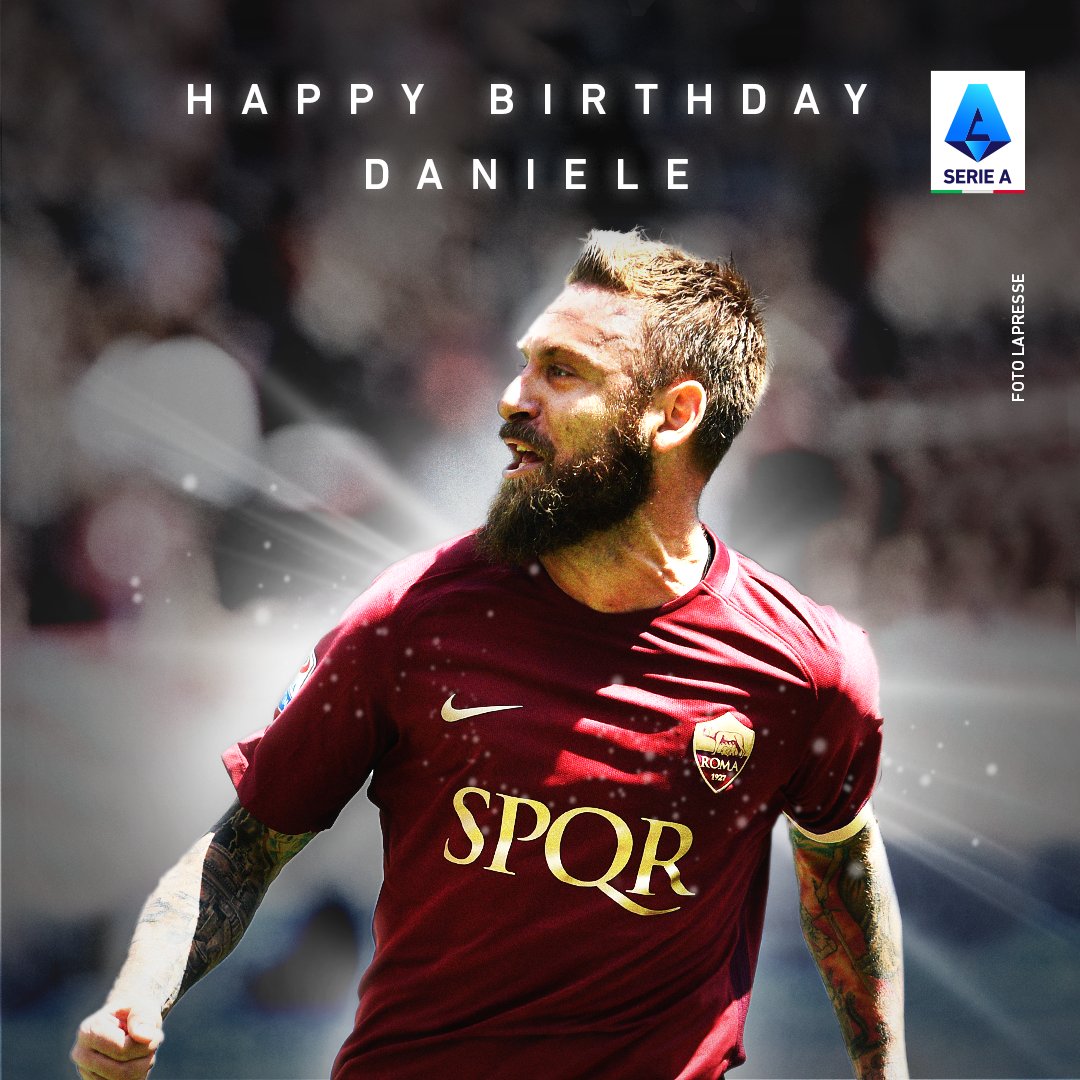 Heart. Courage. Passion.   Happy birthday Daniele De Rossi!    