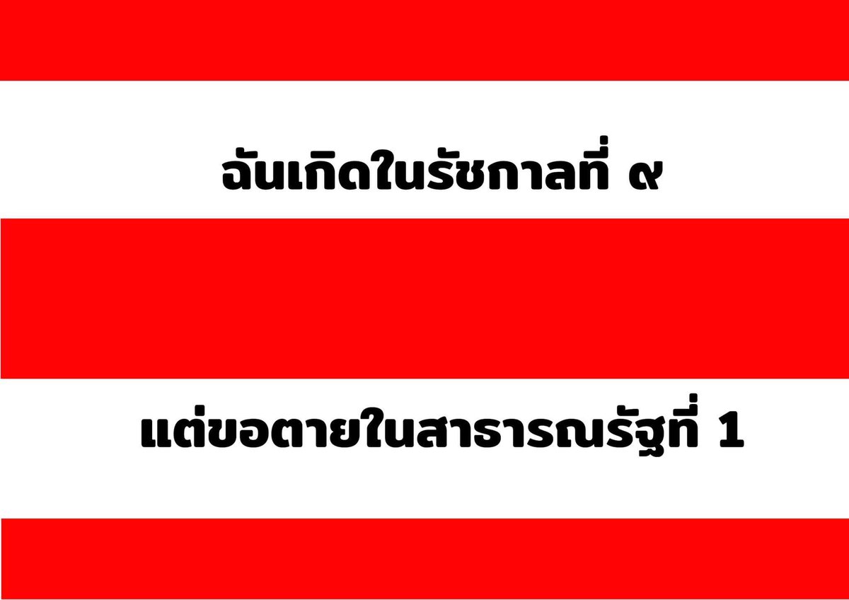 อยากเห็นวันที่ธงชาติไทยกลับไปเป็นสีแดงล้วน 🚩🔥