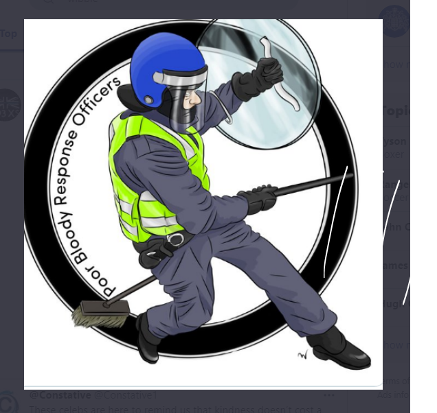 obbsie's tweet photo. @UKPolicePensUtd Makes this cartoon (now available as stickers from the artist @PCWibble) even more relevant. #PBRO https://t.co/3BSJsrY8pD