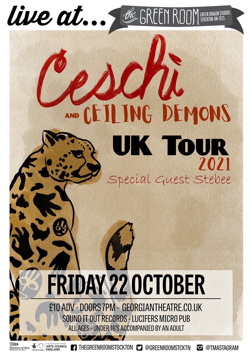 CESCHI + CEILING DEMONS UK TOUR! It's happening! This Autumn, indie-rap/folk-punk legend @ceschi is heading over from the US to play a number of DIY shows with @CeilingDemons + many amazing supports inc. @ghostbustersVHS, @PatCloughster & more! Tickets: linktr.ee/dualtree